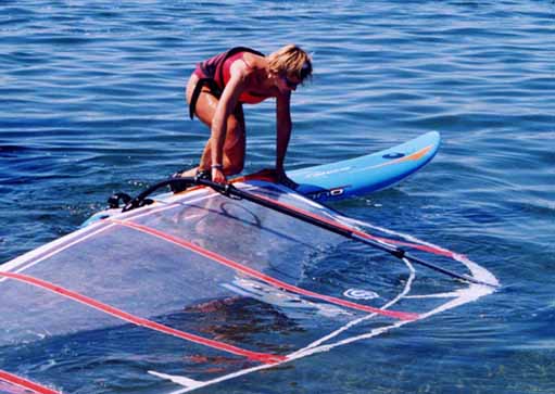 monter sur sa planche